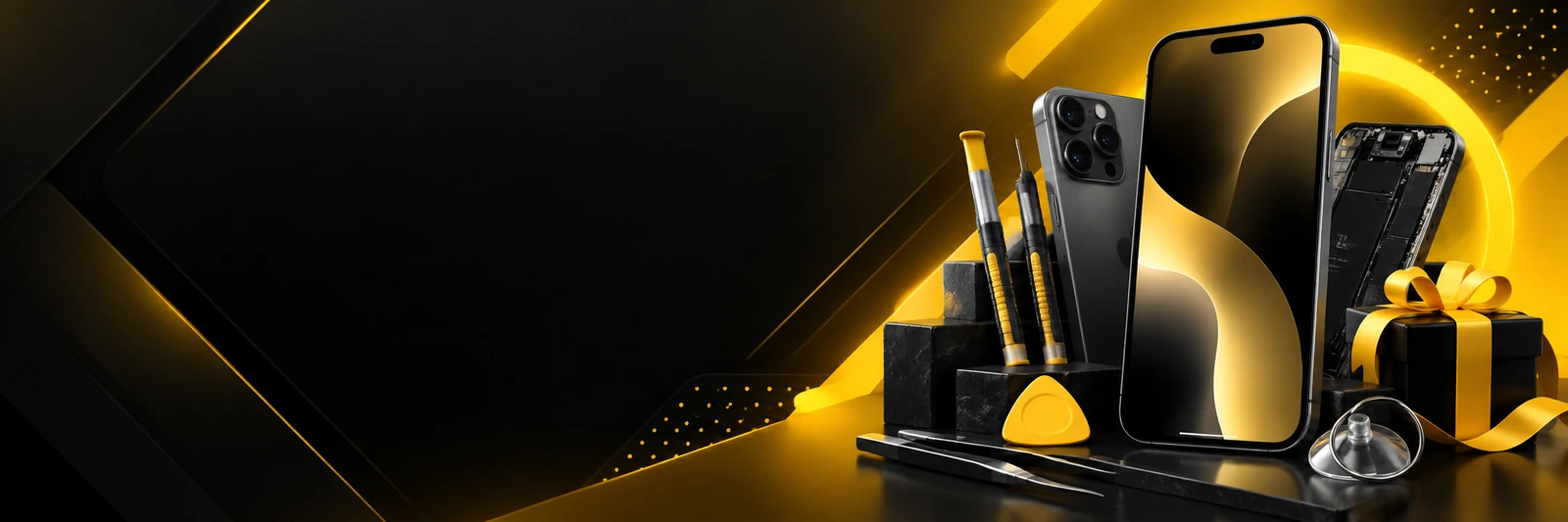 Contoh banner promo BananaTech